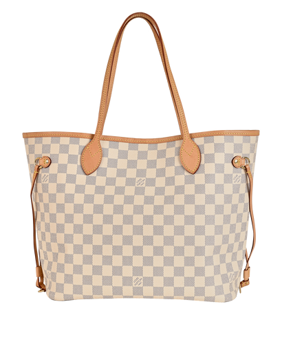 Neverfull MM, £1,100, Handbags, White, Canvas, Front view